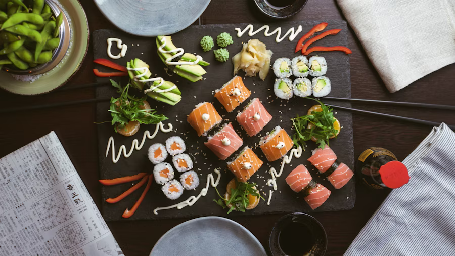 Aburi Salmon Roll Sushi Tei Jakarta Barat